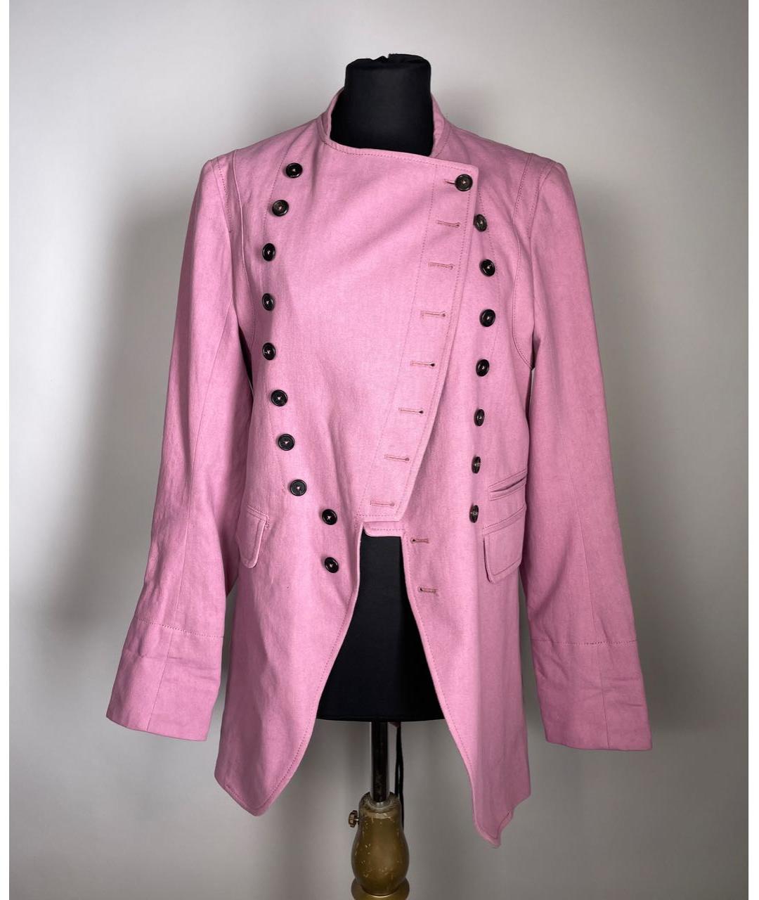ANN DEMEULEMEESTER Розовый жакет/пиджак, фото 5