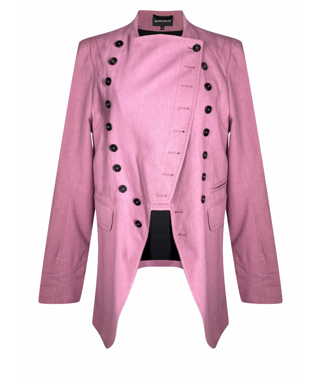 ANN DEMEULEMEESTER Розовый жакет/пиджак, фото 1