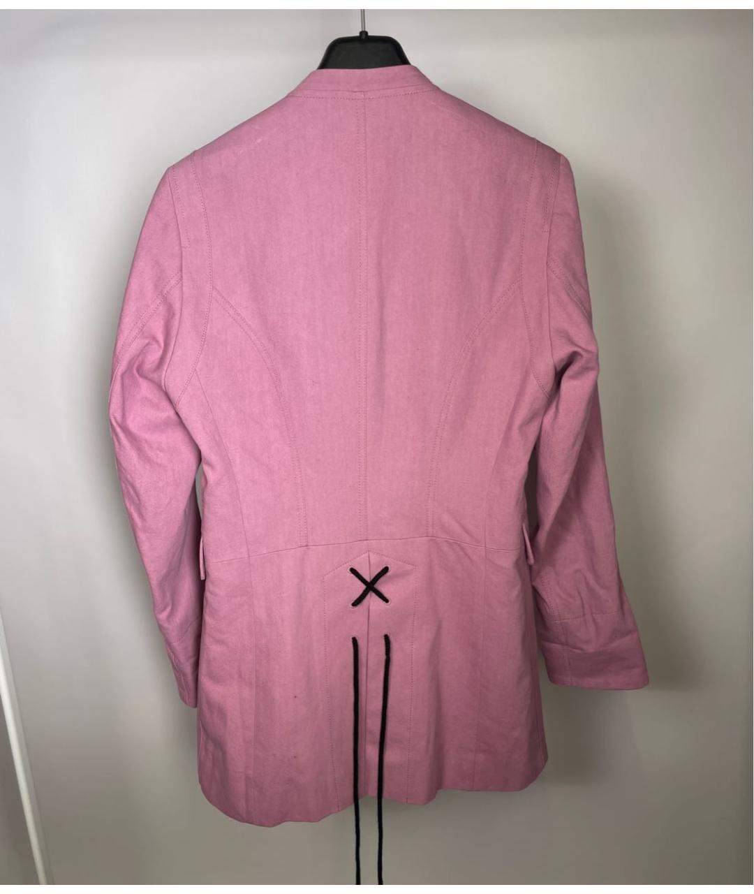 ANN DEMEULEMEESTER Розовый жакет/пиджак, фото 2