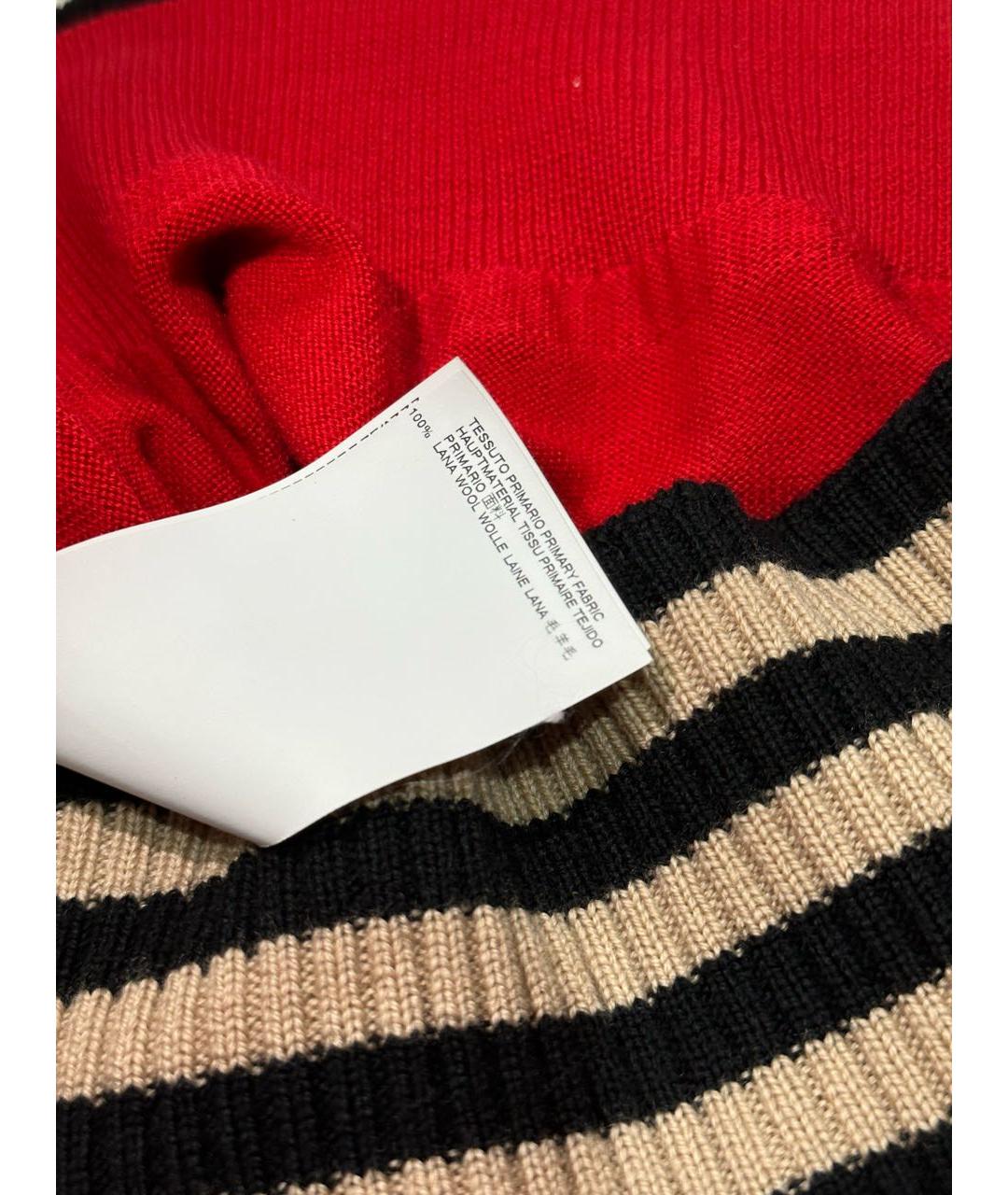 MAISON MARGIELA Красный шерстяной джемпер / свитер, фото 7