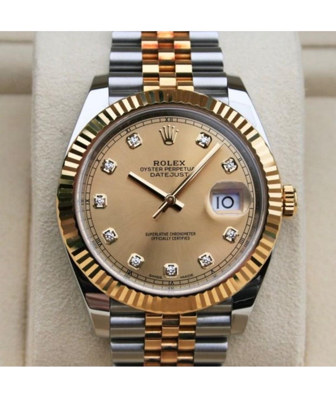 ROLEX Желтые часы из желтого золота, фото 6