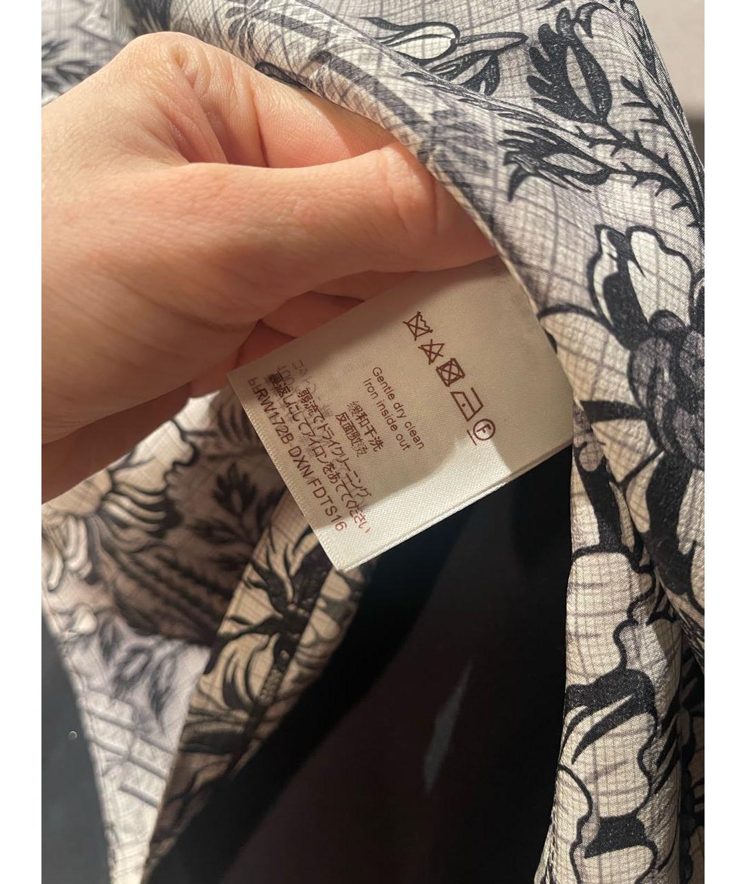 LOUIS VUITTON Черная шелковая футболка, фото 4