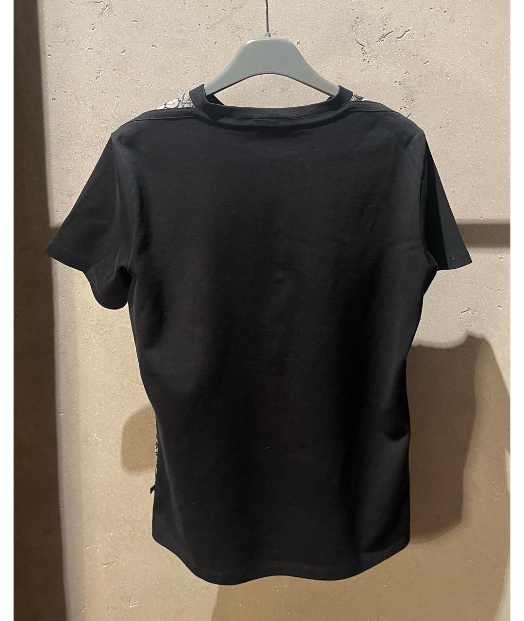 LOUIS VUITTON PRE-OWNED Черная шелковая футболка, фото 5