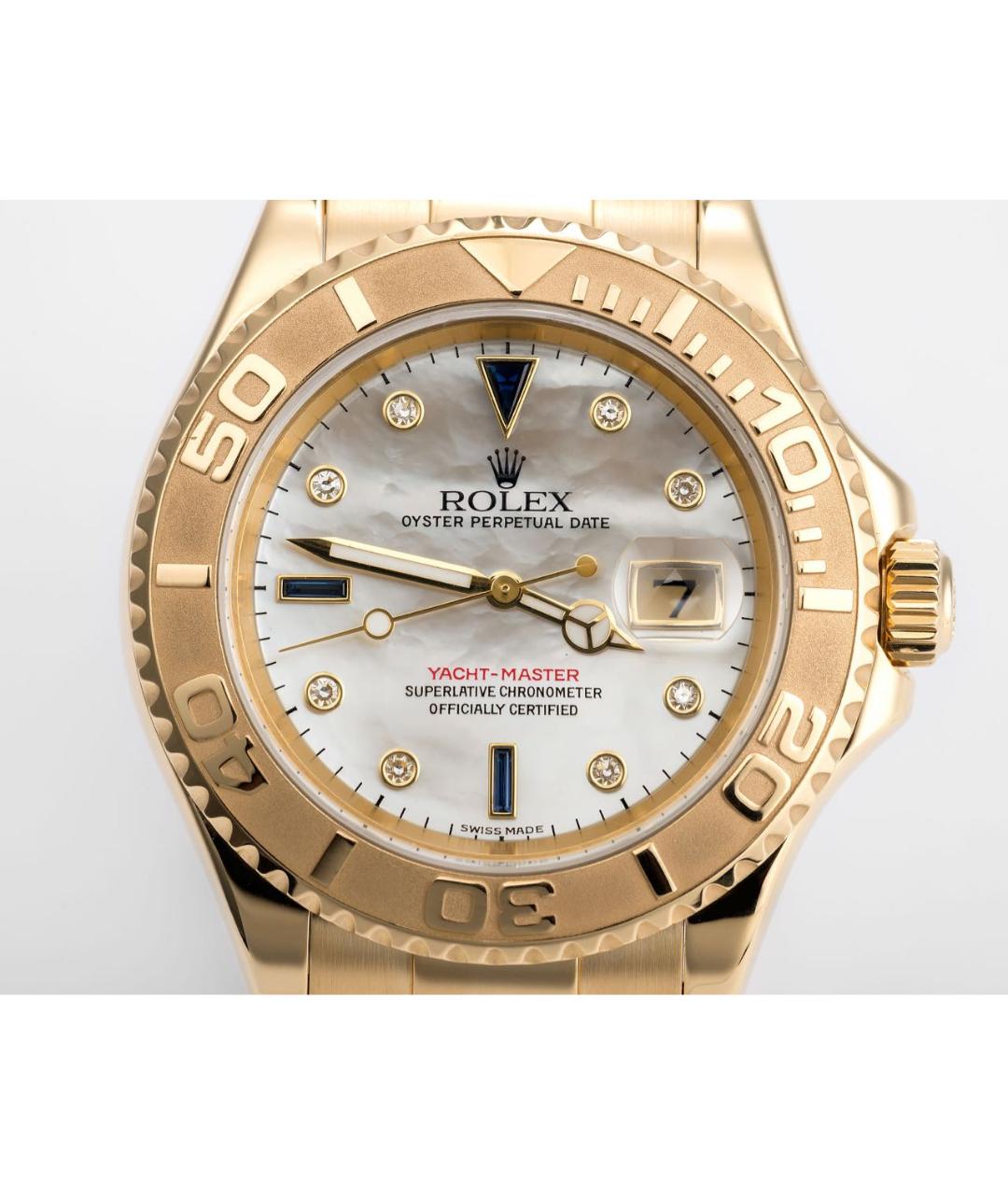 ROLEX Желтые часы из желтого золота, фото 2