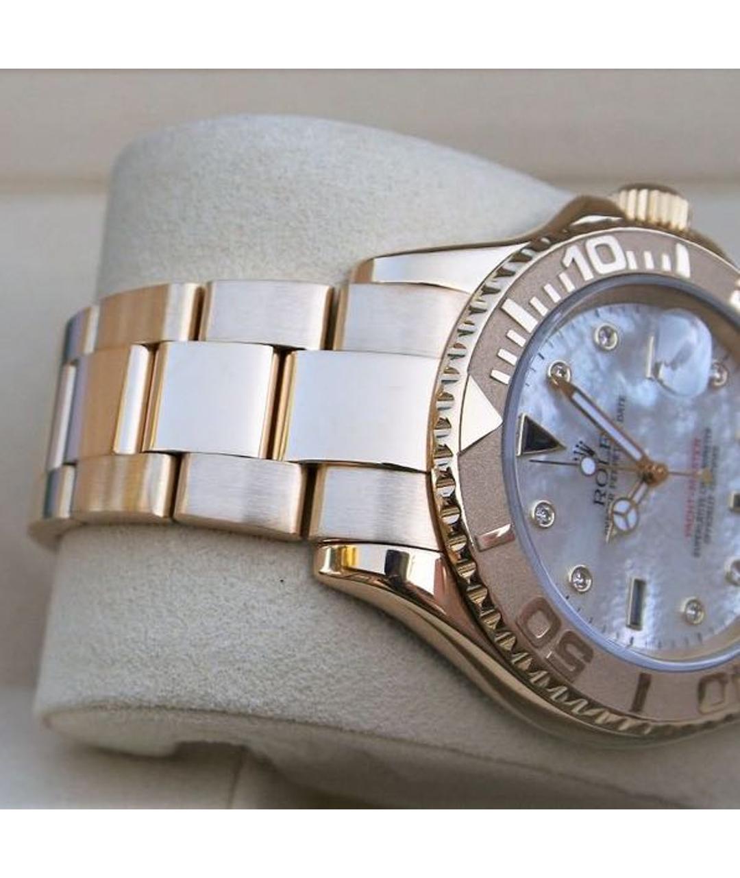 ROLEX Желтые часы из желтого золота, фото 6