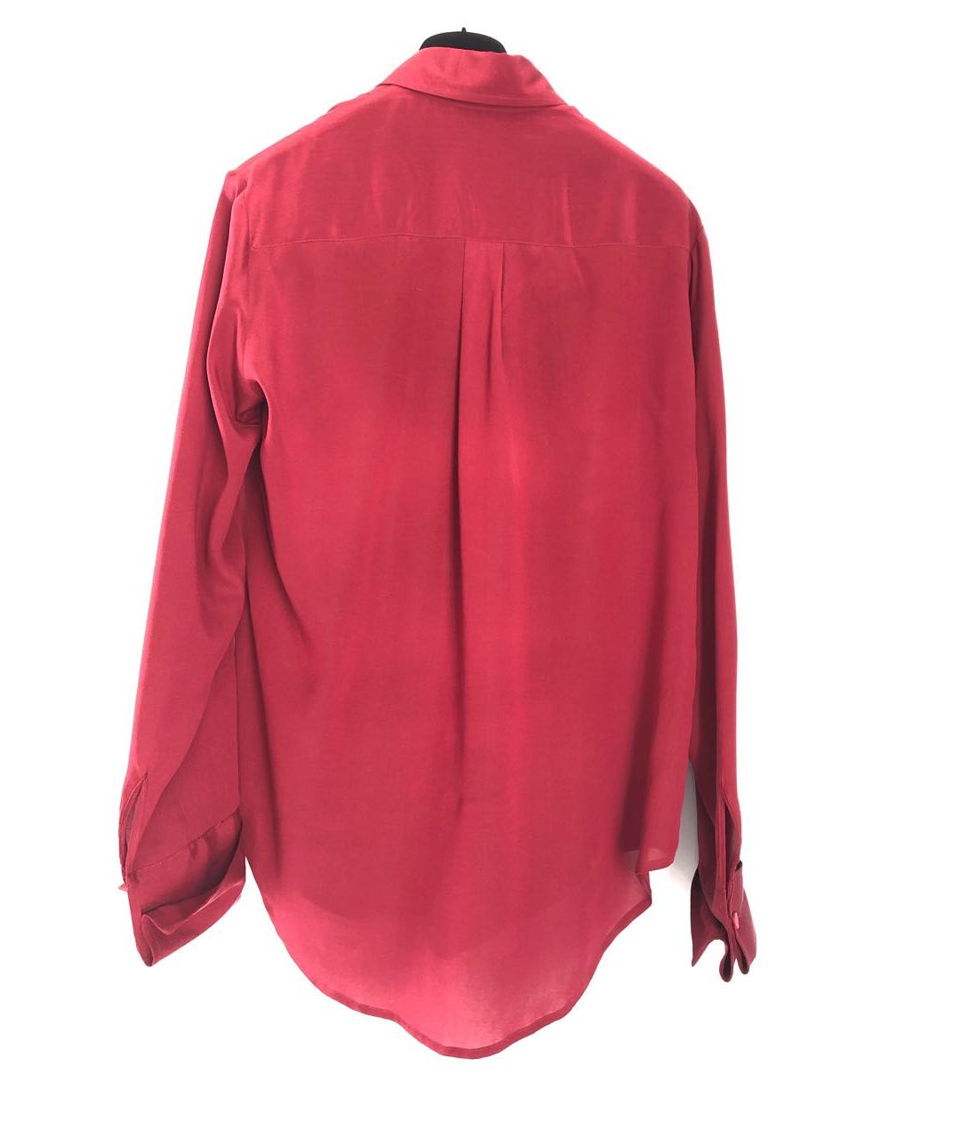 ETRO Бордовая шелковая рубашка, фото 2