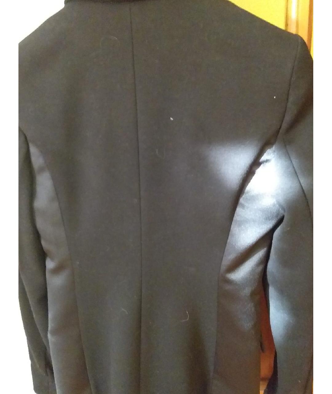 JUST CAVALLI Черный шерстяной жакет/пиджак, фото 8