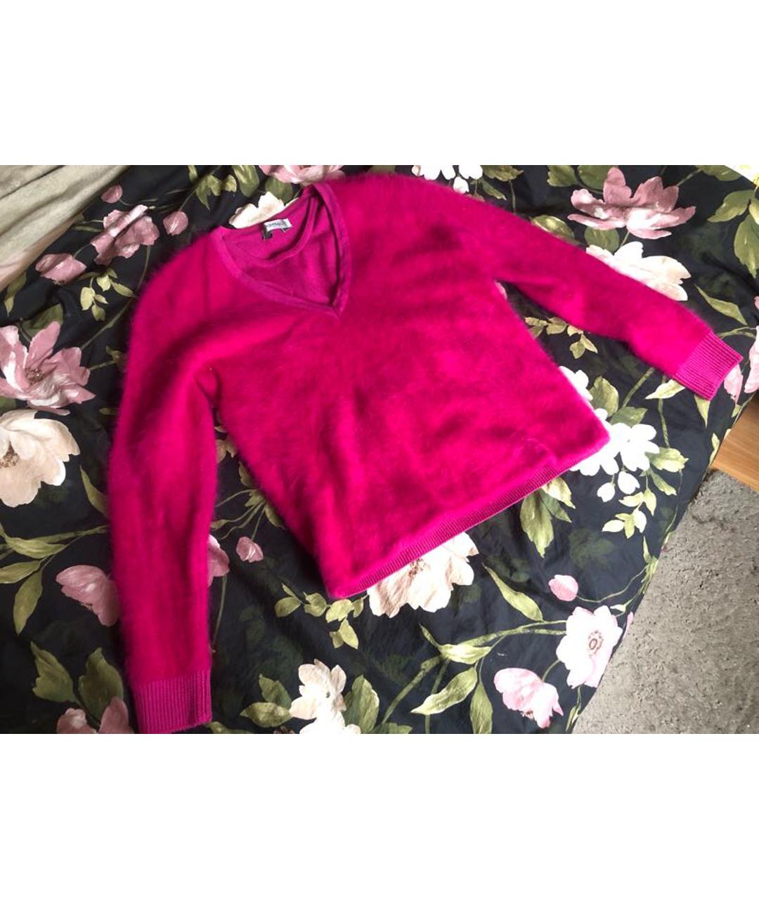 SPORTMAX Розовый шерстяной джемпер / свитер, фото 8