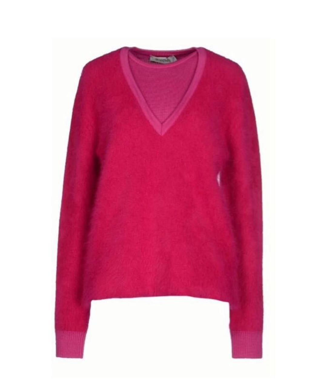 SPORTMAX Розовый шерстяной джемпер / свитер, фото 1