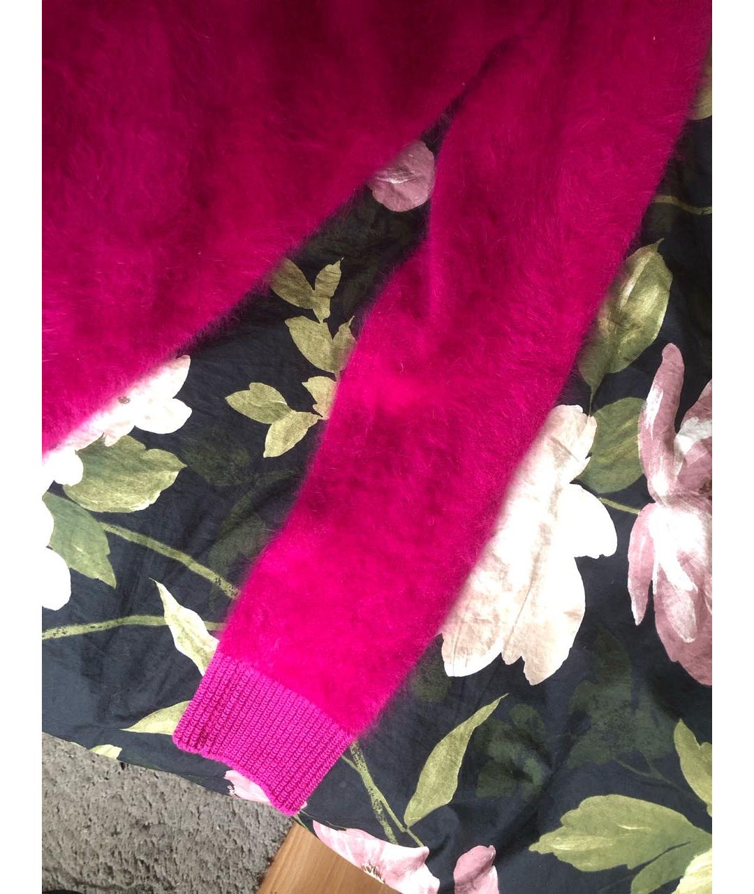 SPORTMAX Розовый шерстяной джемпер / свитер, фото 4