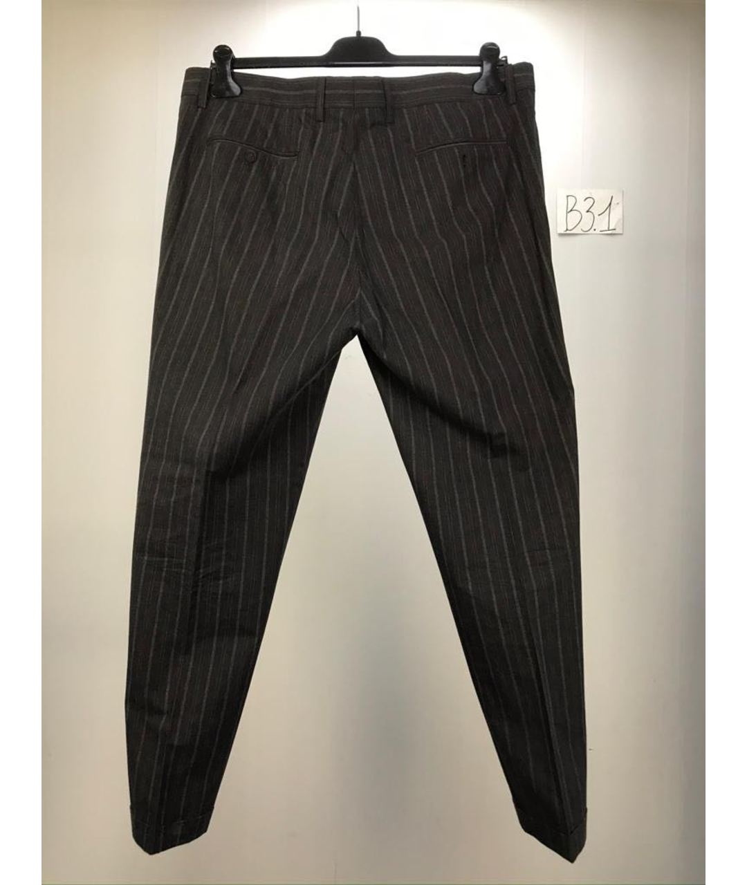 DOLCE&GABBANA Черные классические брюки, фото 2