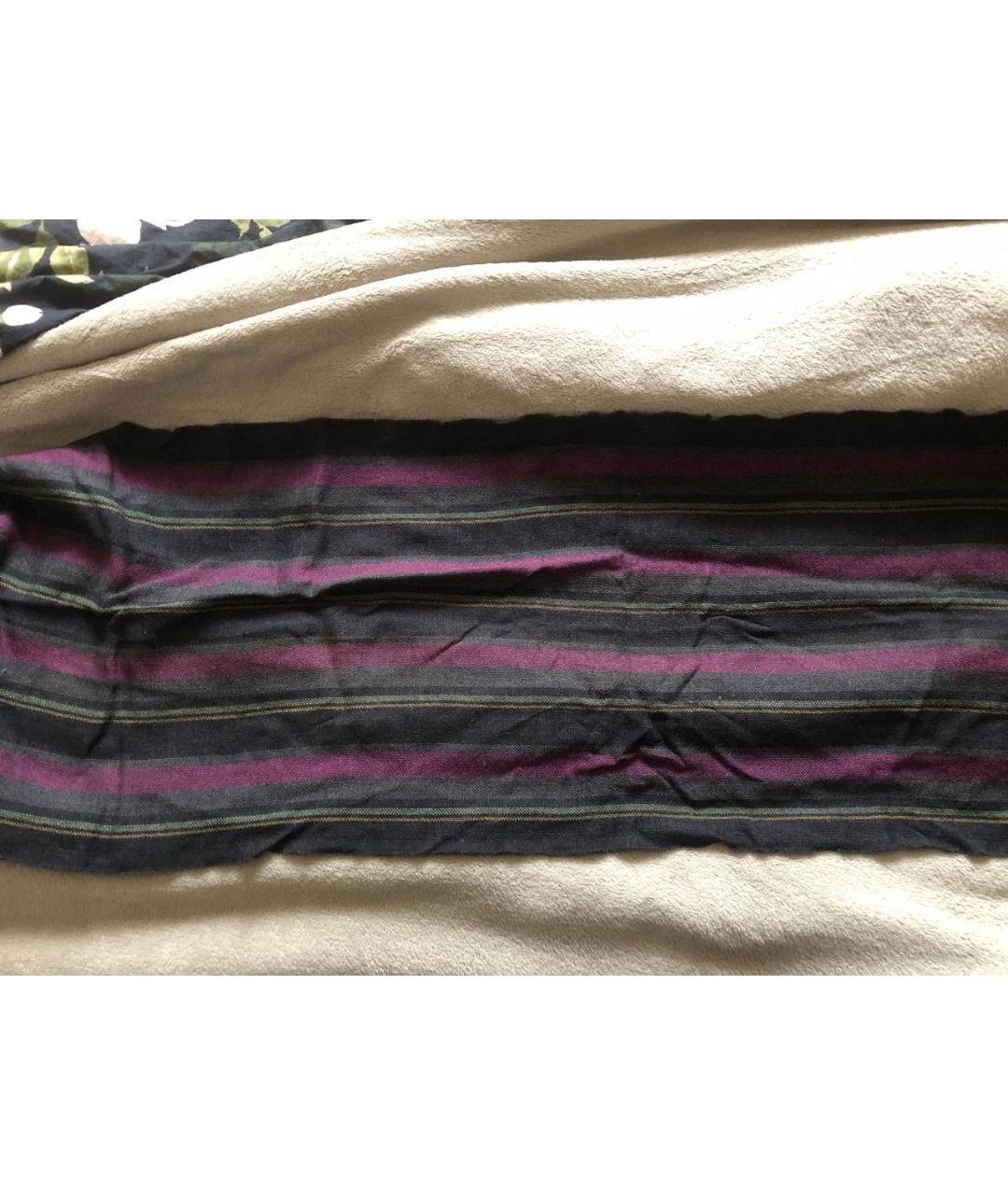 ETRO Серый шерстяной шарф, фото 7