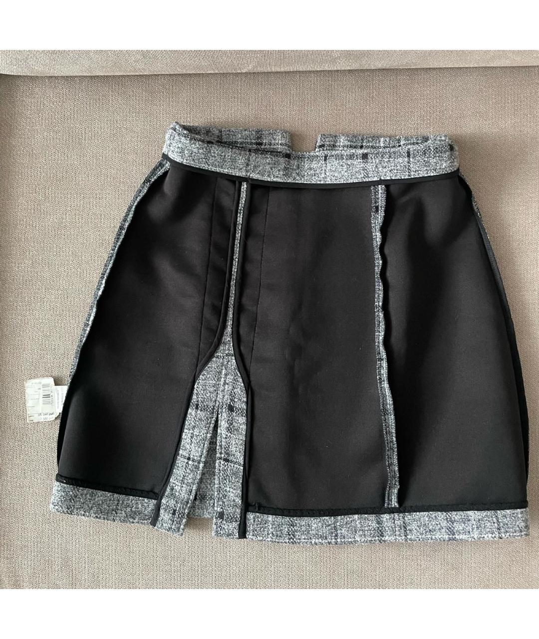ELLIATT Серая полиэстеровая юбка мини, фото 4