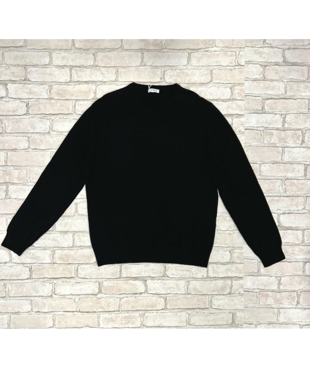 MALO Черный шерстяной джемпер / свитер, фото 8