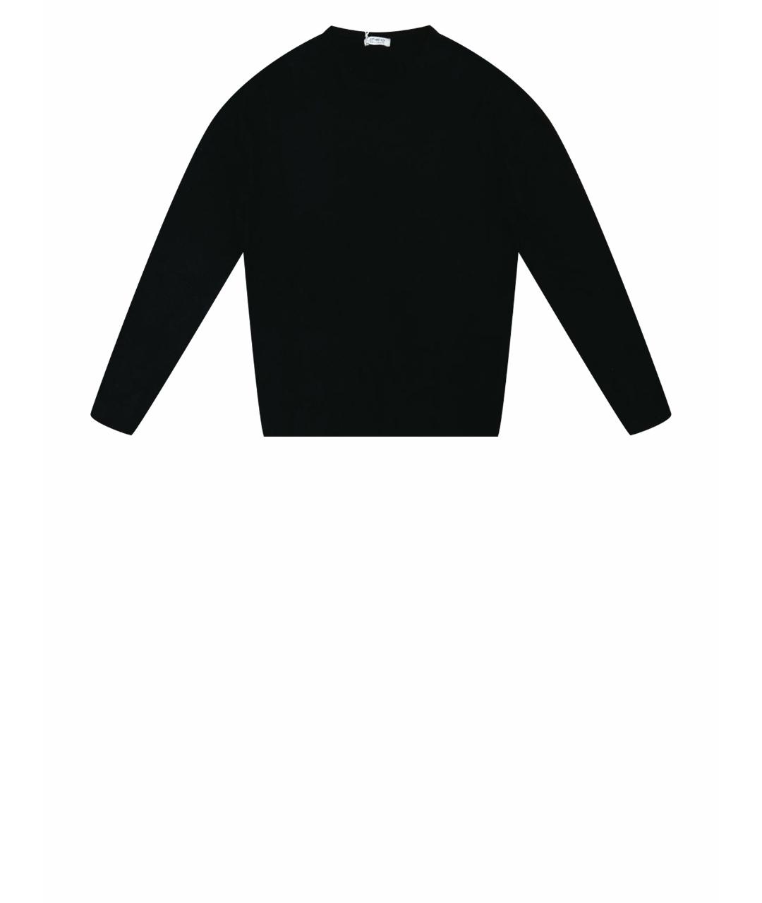 MALO Черный шерстяной джемпер / свитер, фото 1