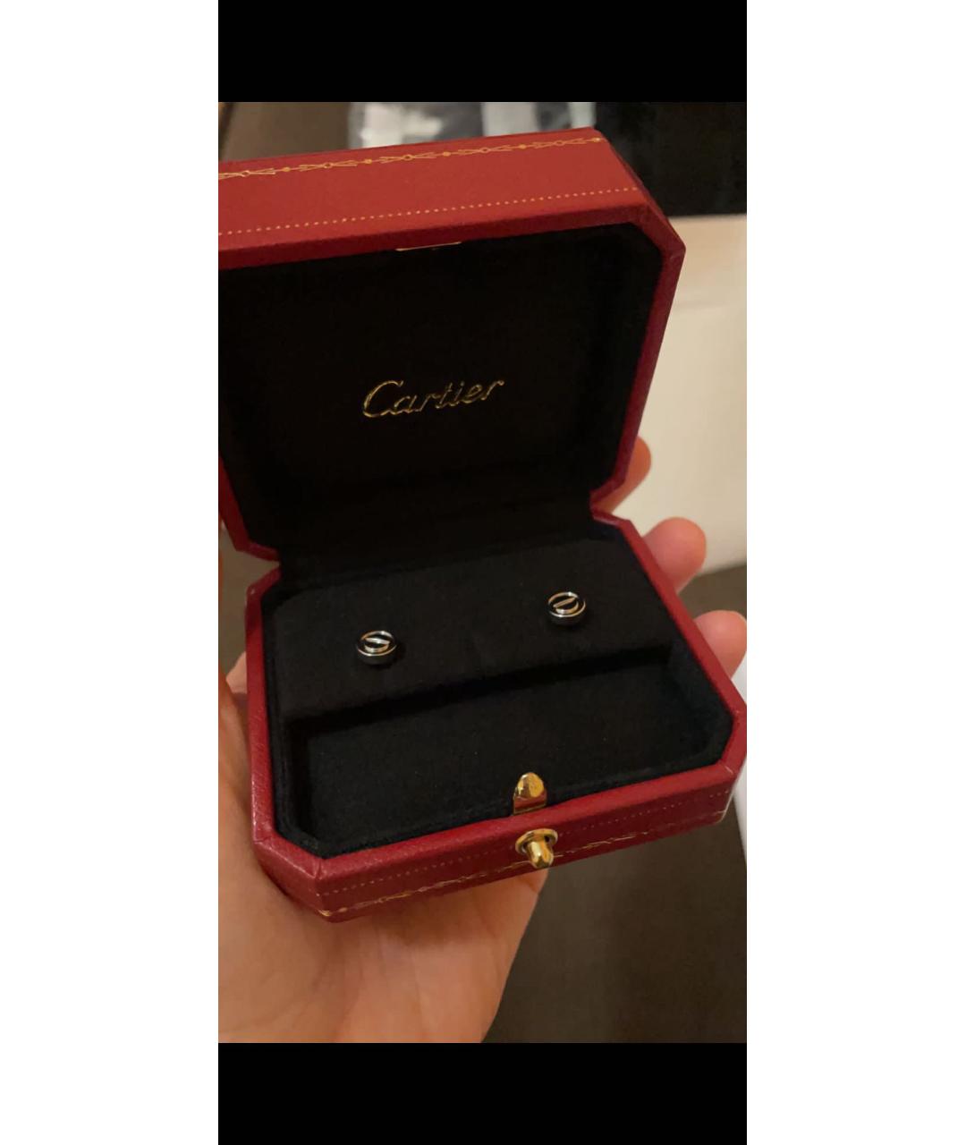 CARTIER Серьги из белого золота, фото 3