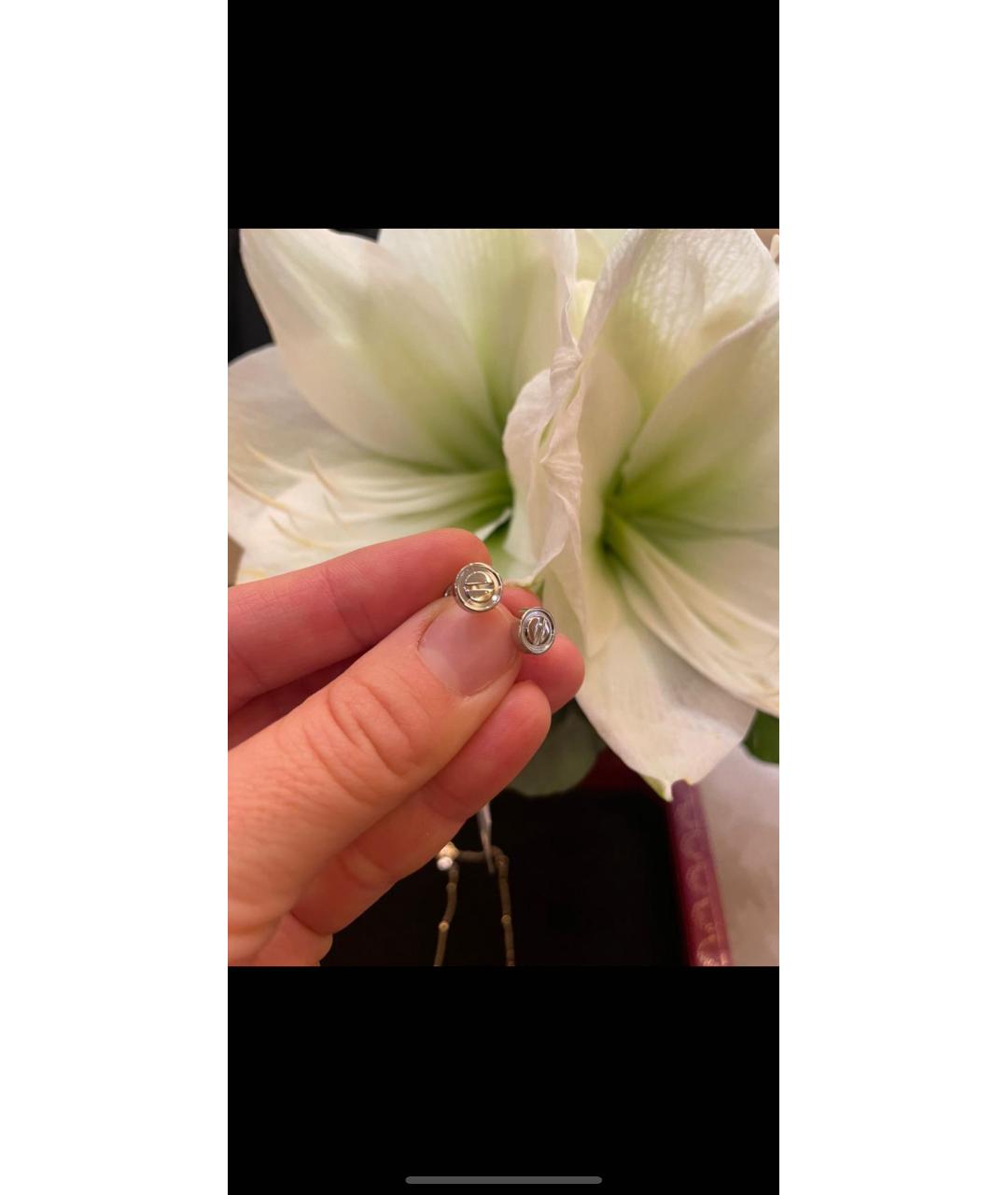 CARTIER Серьги из белого золота, фото 2