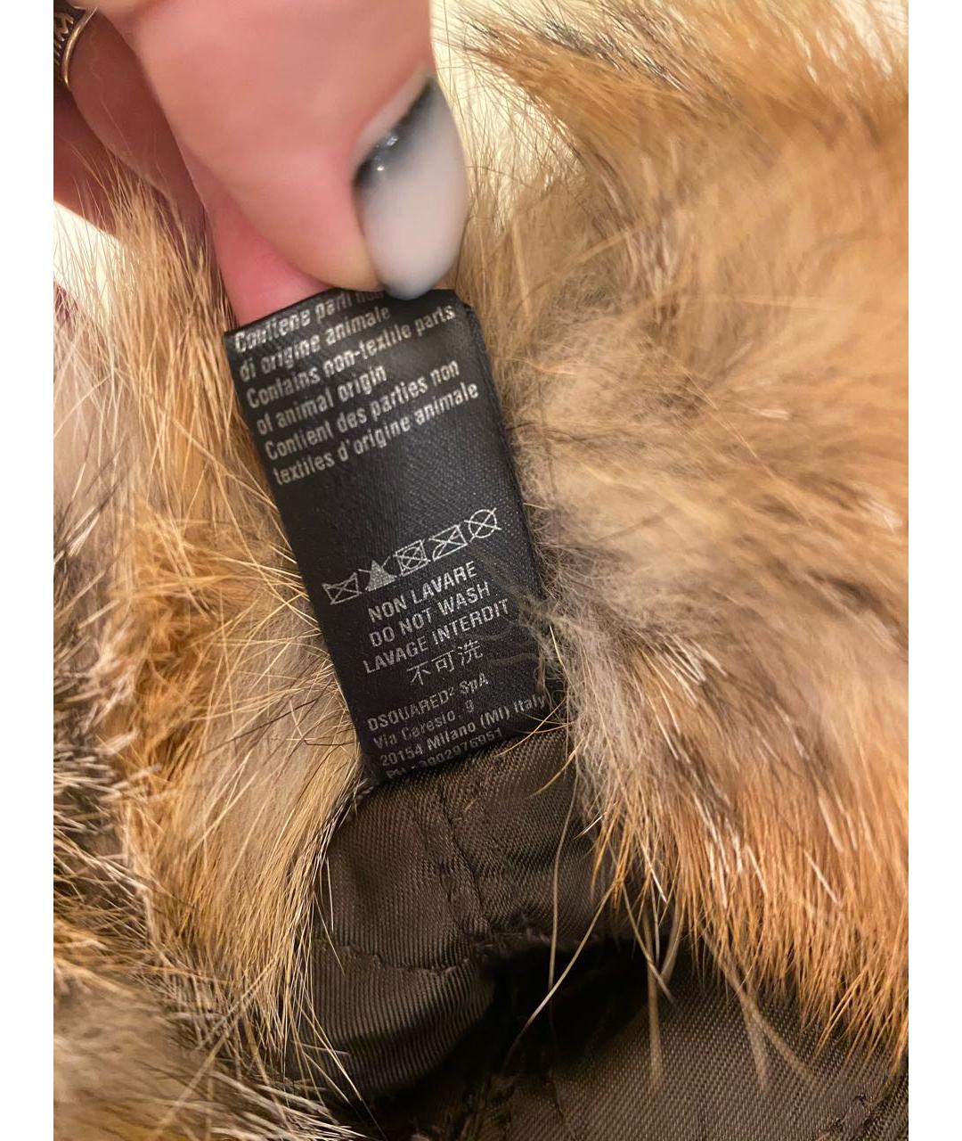 DSQUARED2 Бежевая кепка, фото 8