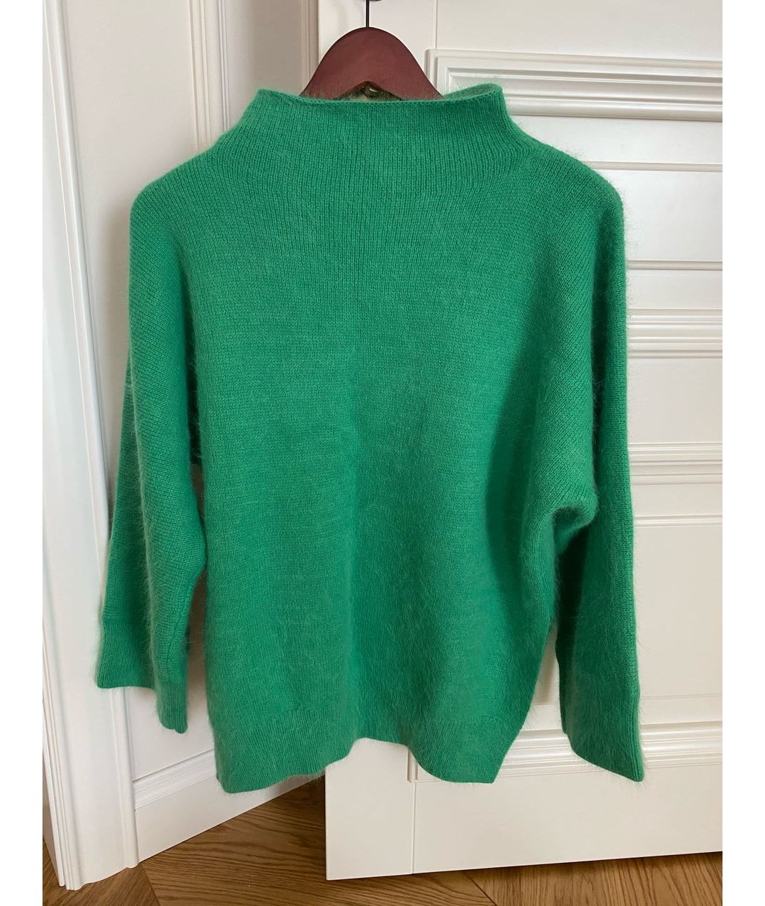 EMPORIO ARMANI Зеленый шерстяной джемпер / свитер, фото 2
