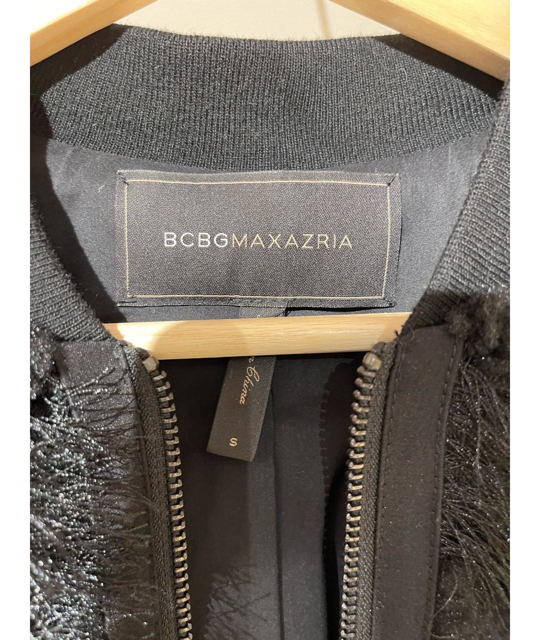 BCBG MAXAZRIA Черный вискозный жакет/пиджак, фото 3