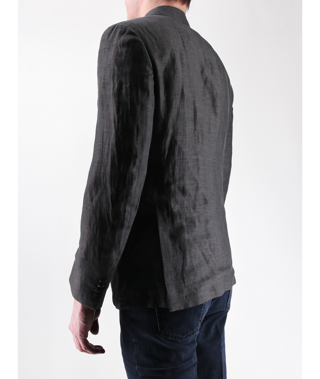 CANTARELLI Серый льняной пиджак, фото 3