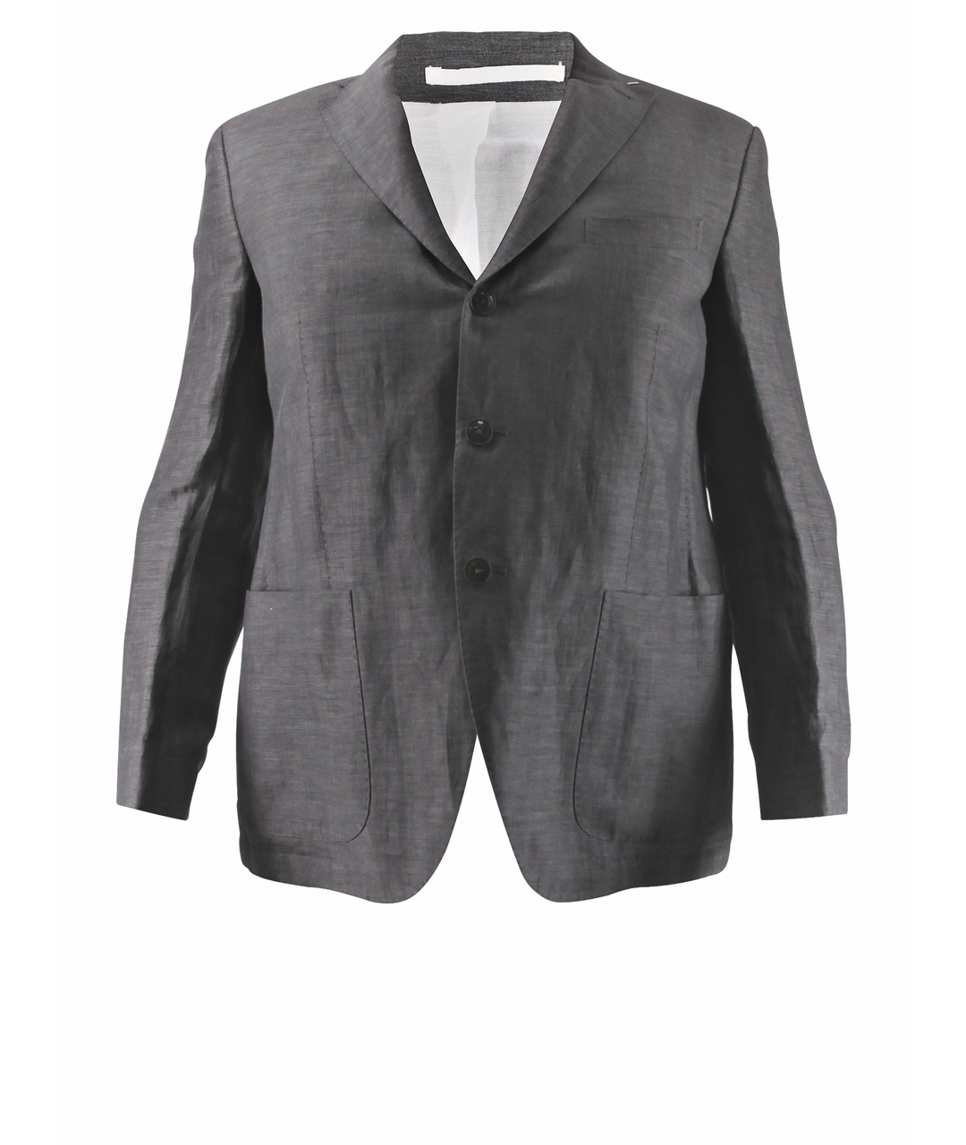 CANTARELLI Серый льняной пиджак, фото 1