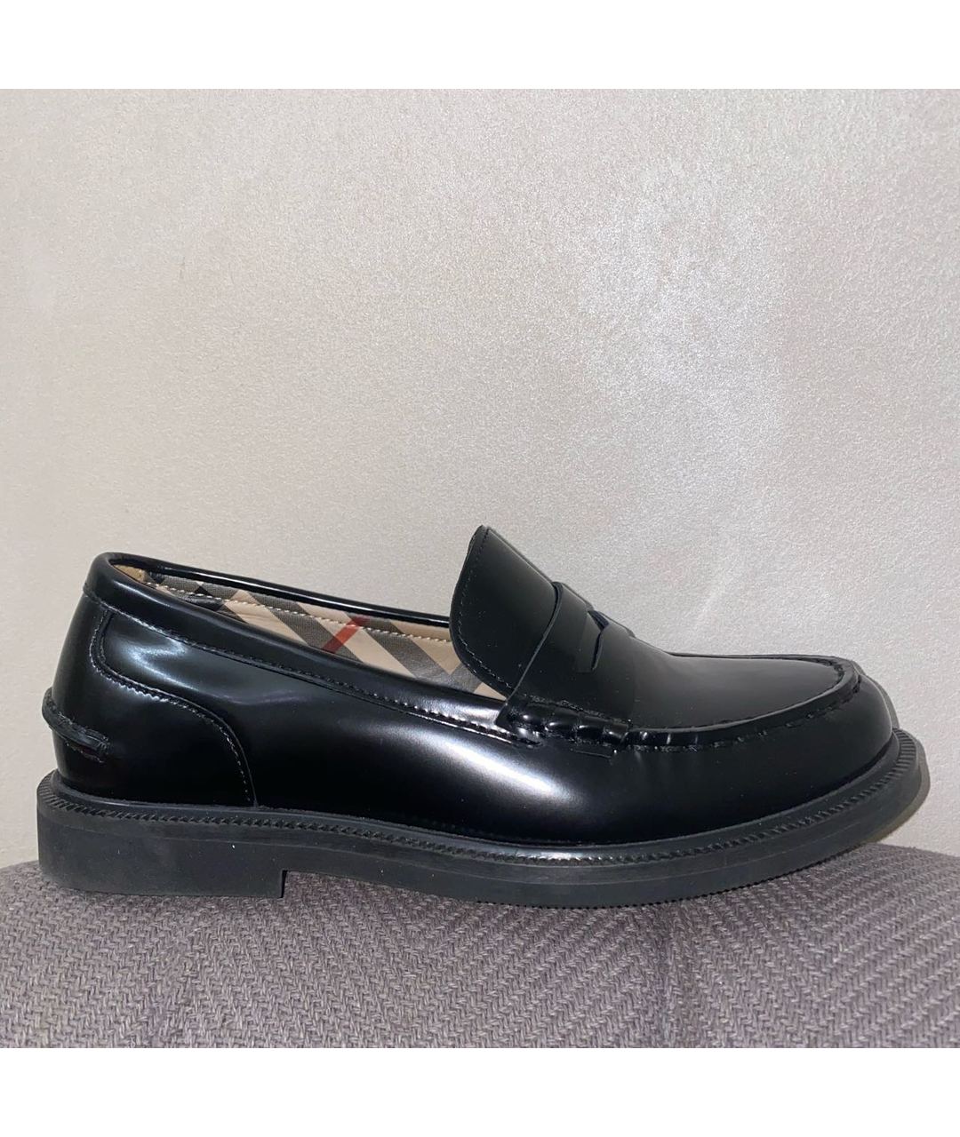 BURBERRY Черные кожаные ботинки, фото 7