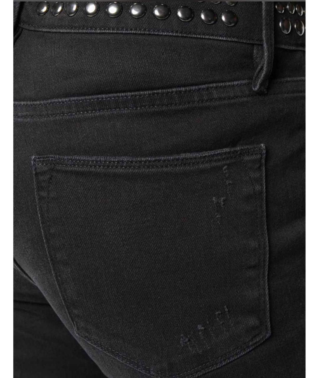 FRAME Темно-синие хлопковые прямые джинсы, фото 2