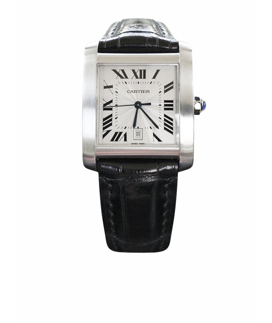 CARTIER Серебряные стальные часы, фото 1