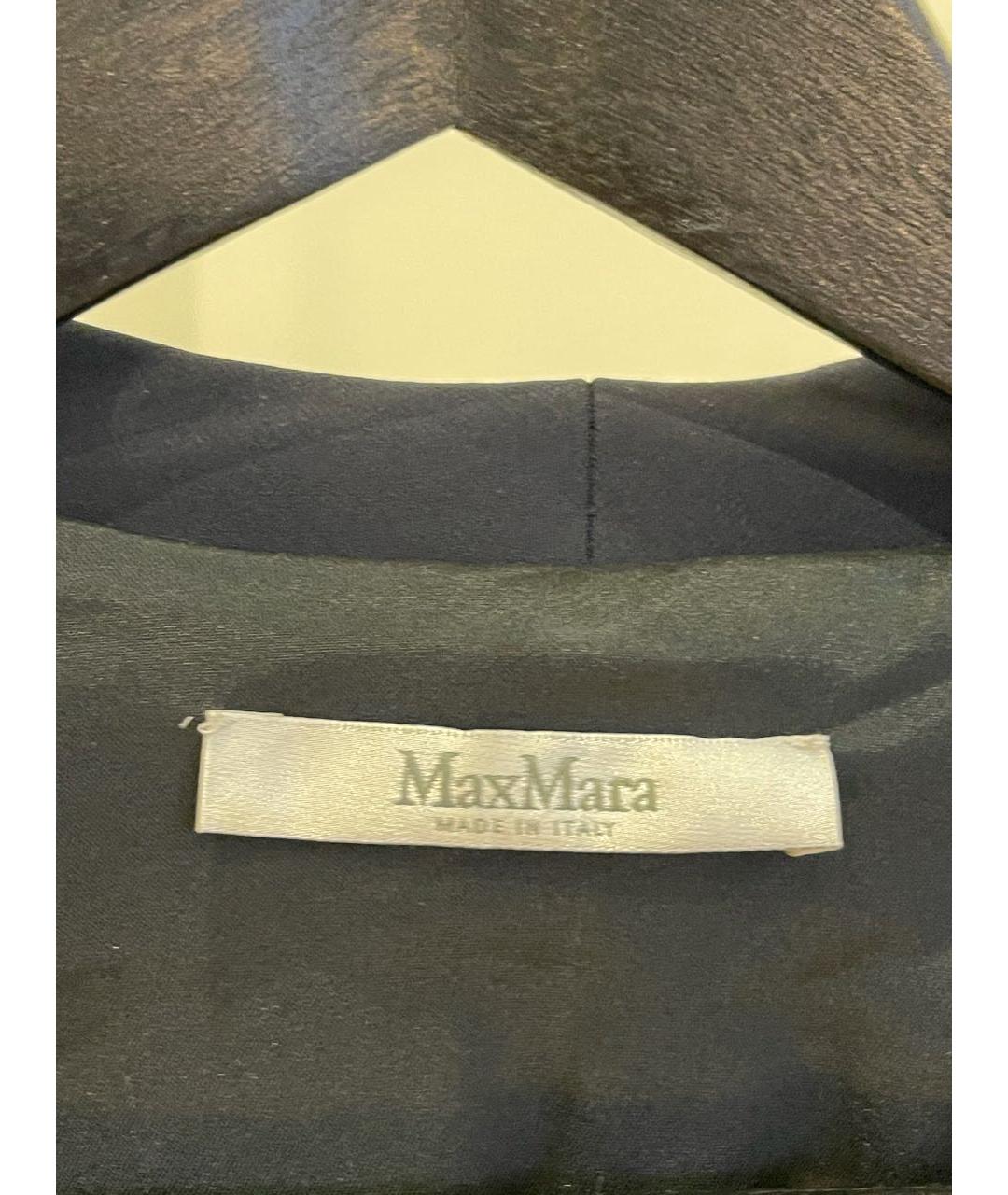 MAX MARA Черный вискозный кардиган, фото 4