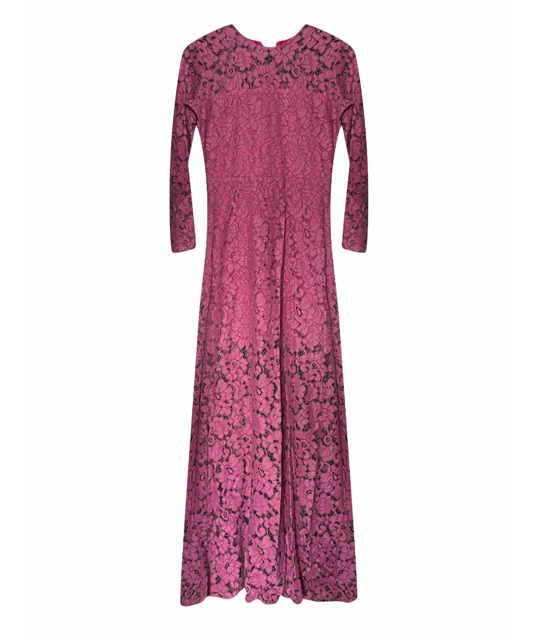 ALEXIS Розовое кружевное вечернее платье, фото 1