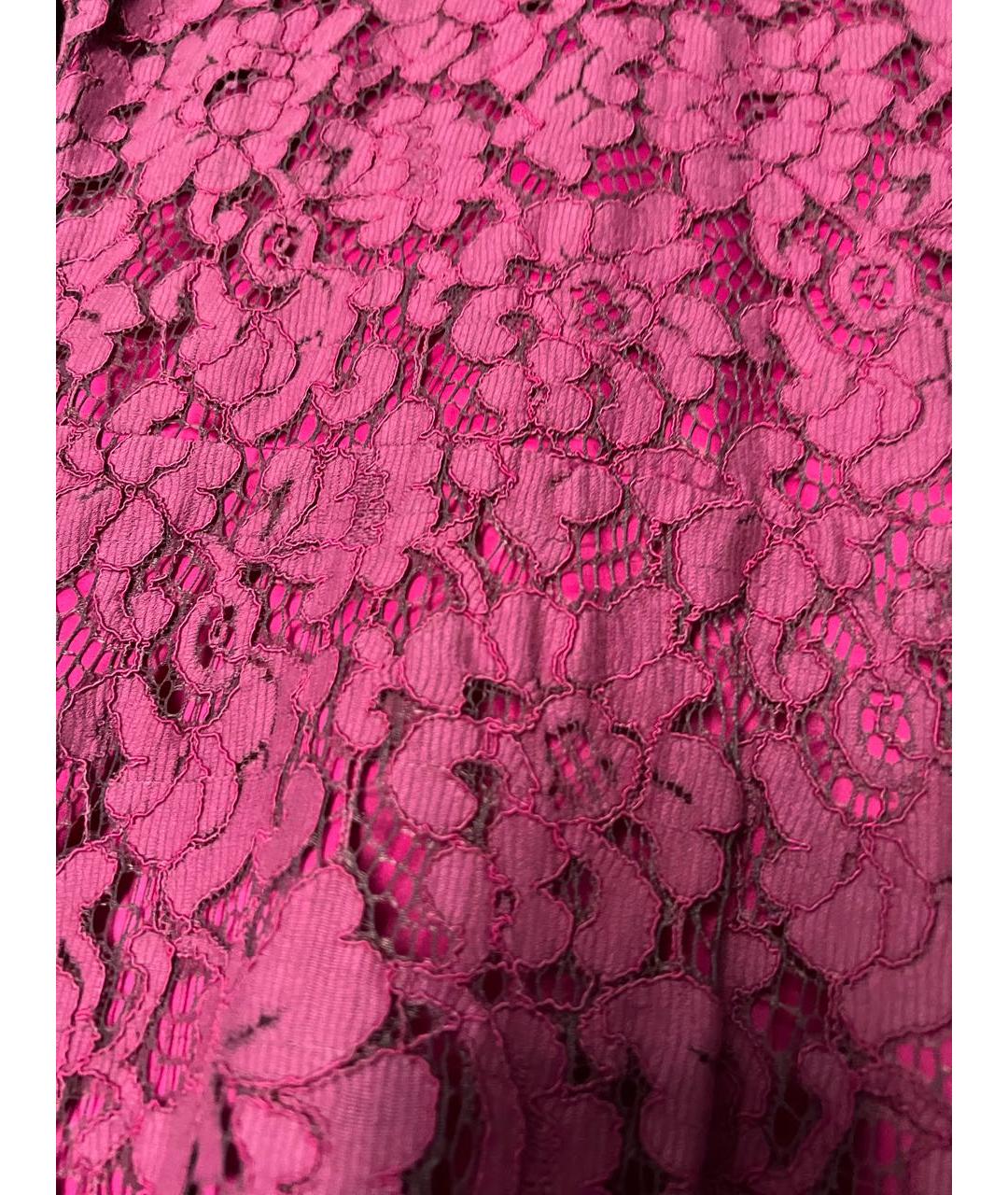 ALEXIS Розовое кружевное вечернее платье, фото 4
