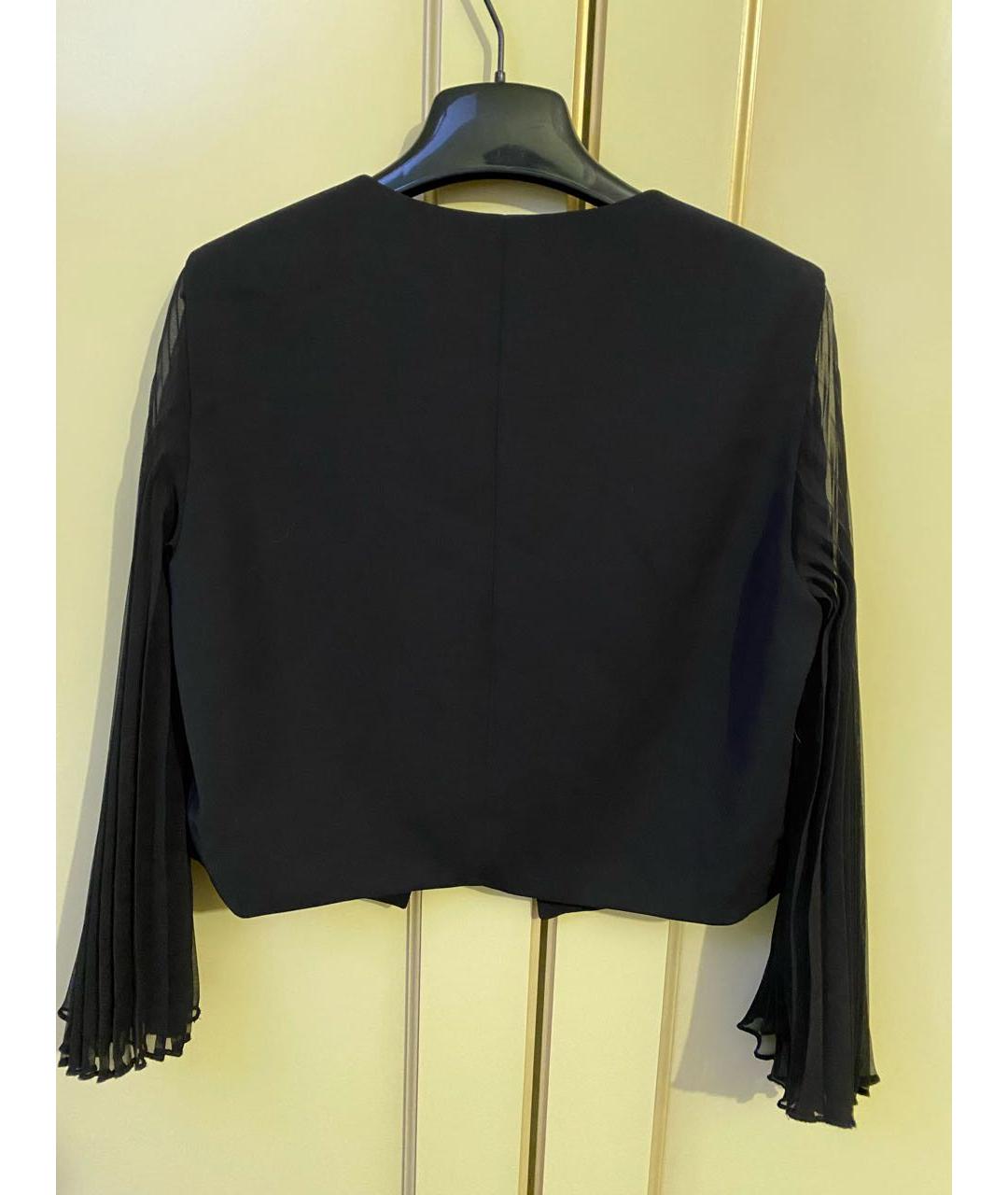 PINKO Черный полиэстеровый жакет/пиджак, фото 2