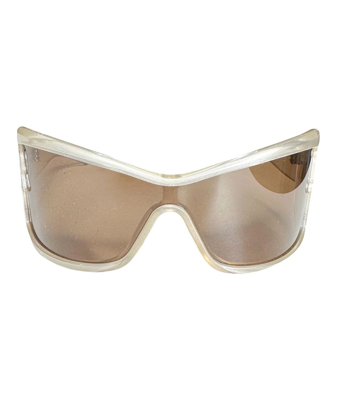 JOHN RICHMOND Белые пластиковые солнцезащитные очки, фото 1