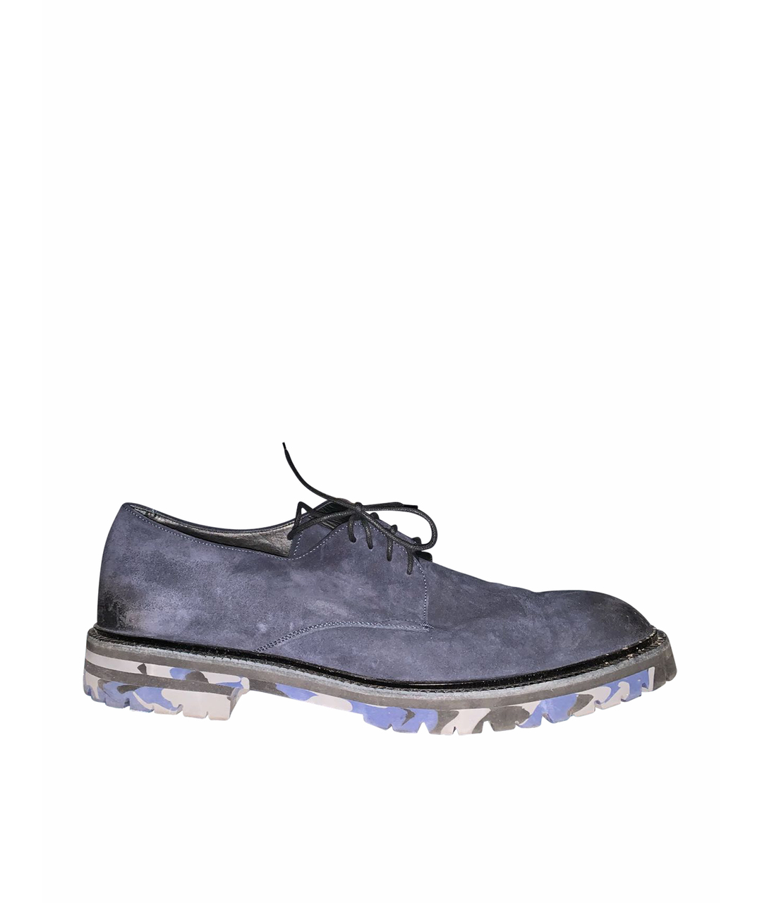 SERGIO ROSSI Темно-синие замшевые туфли, фото 1