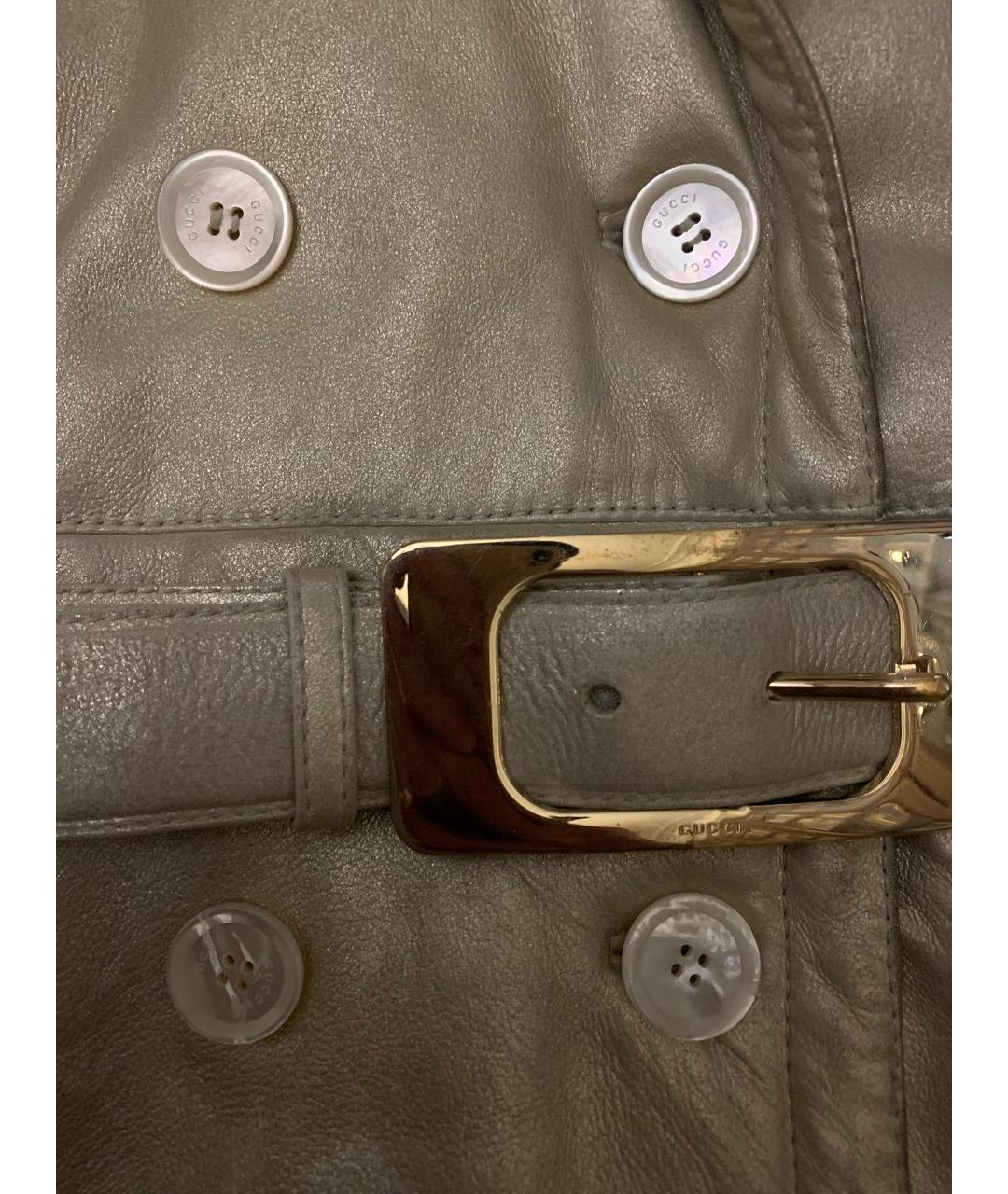 GUCCI Золотая дубленка, фото 4