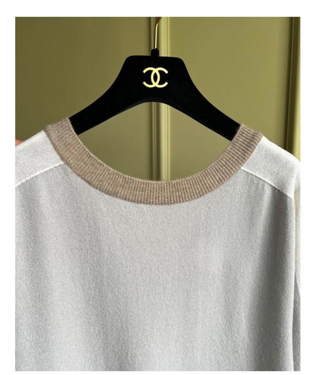 CHANEL Мульти кашемировый джемпер / свитер, фото 4