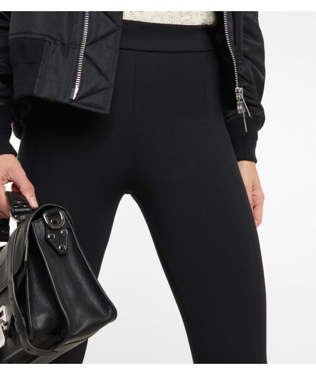 WOLFORD Черные полиамидовые брюки узкие, фото 2