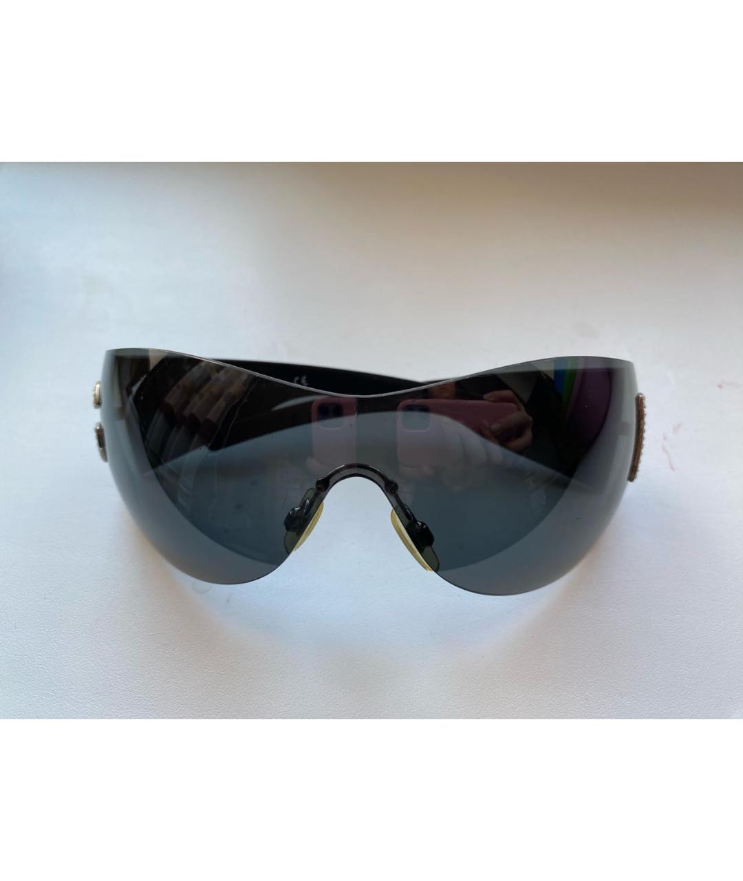 DOLCE & GABBANA VINTAGE Серые пластиковые солнцезащитные очки, фото 4