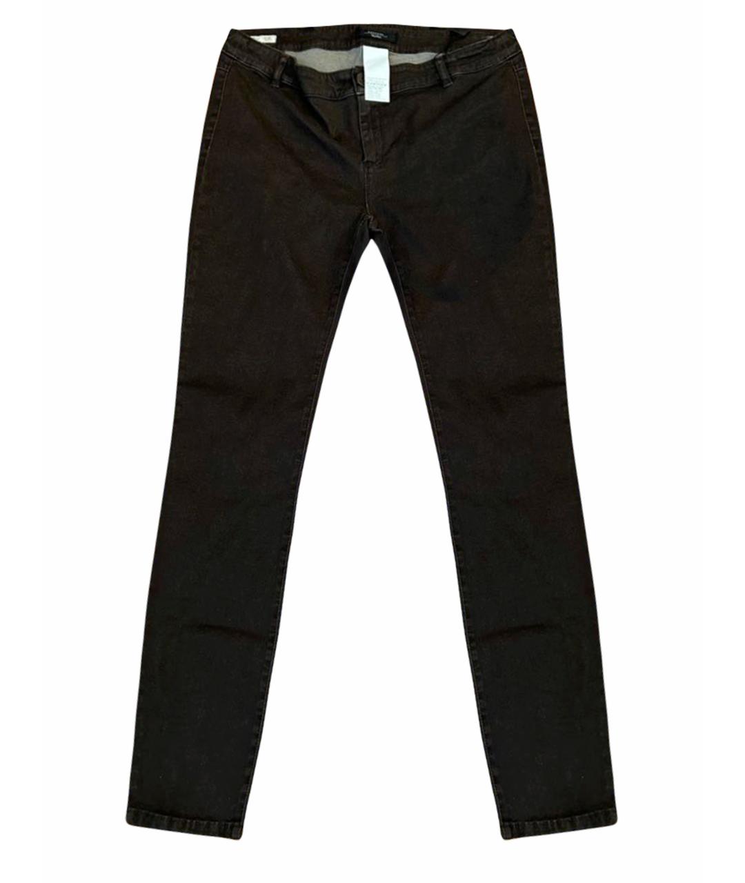 WEEKEND MAX MARA Коричневые хлопковые прямые джинсы, фото 1