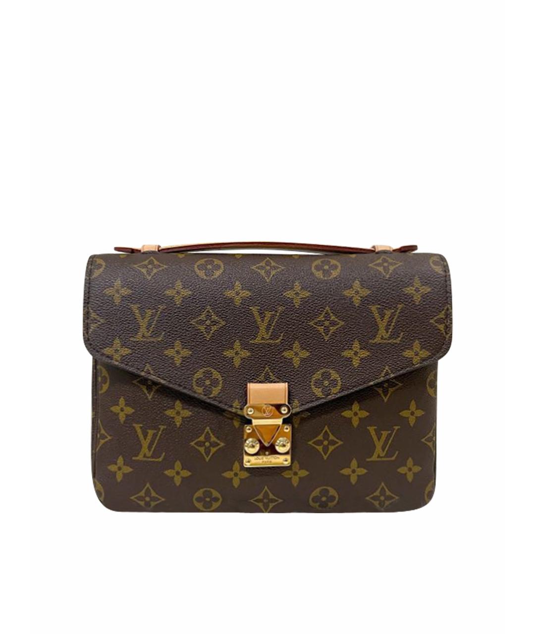 LOUIS VUITTON PRE-OWNED Коричневая сумка через плечо, фото 1