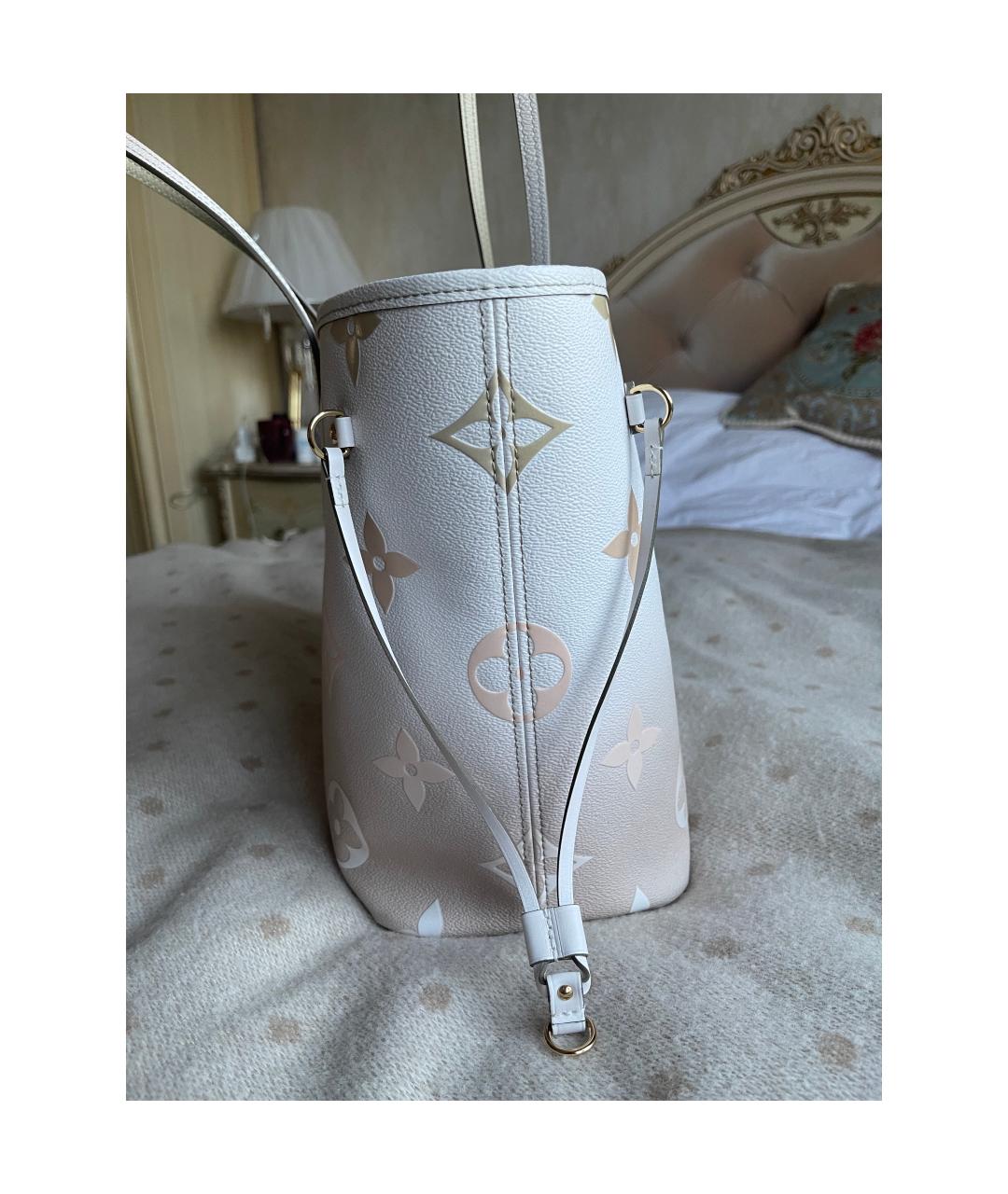 LOUIS VUITTON Бежевая сумка тоут, фото 6