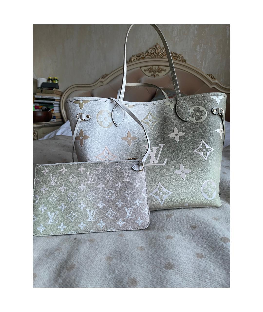 LOUIS VUITTON Бежевая сумка тоут, фото 3
