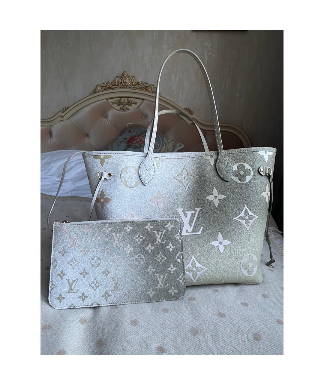 LOUIS VUITTON Бежевая сумка тоут, фото 5