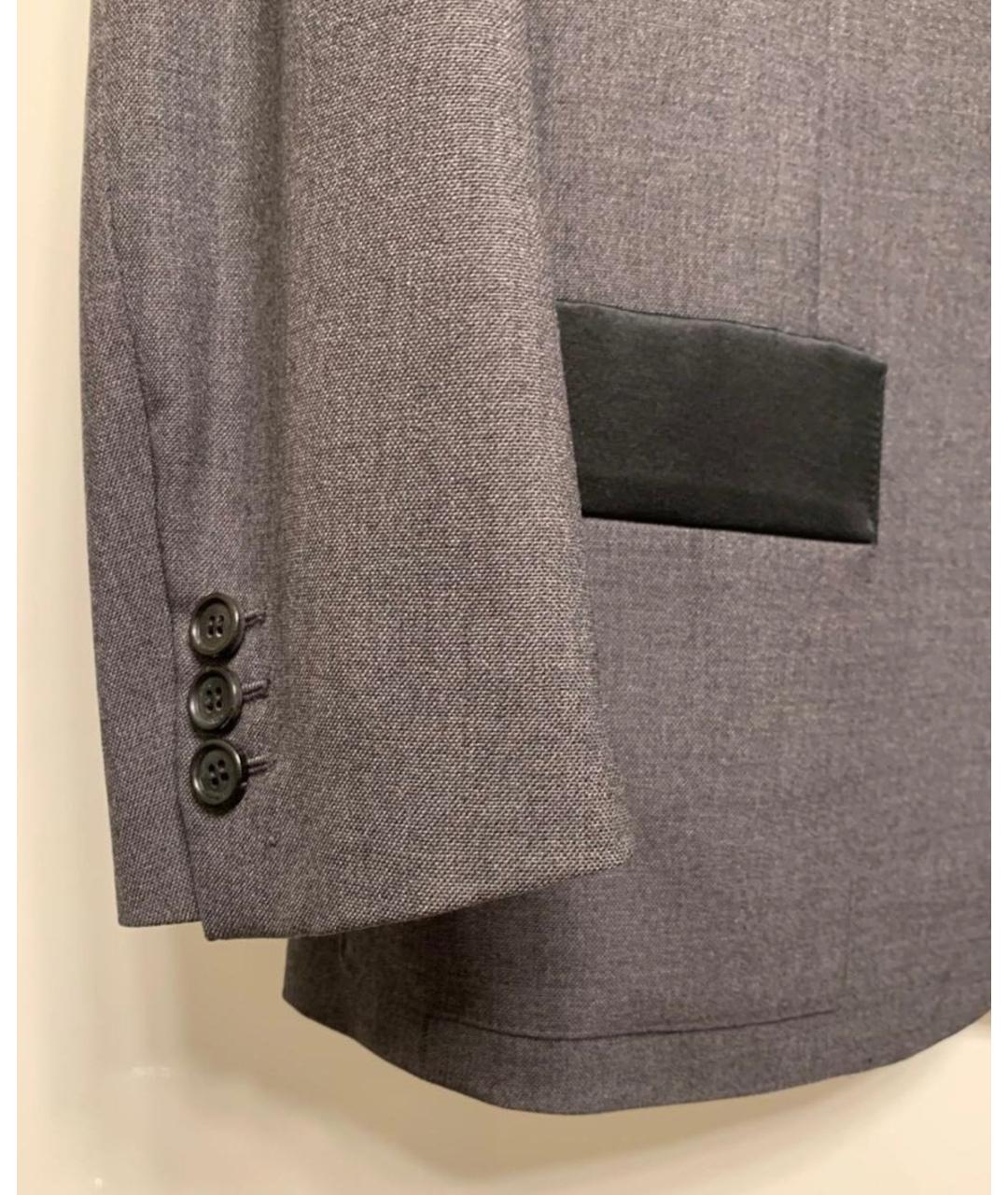 CHRISTIAN DIOR PRE-OWNED Серый шерстяной пиджак, фото 2