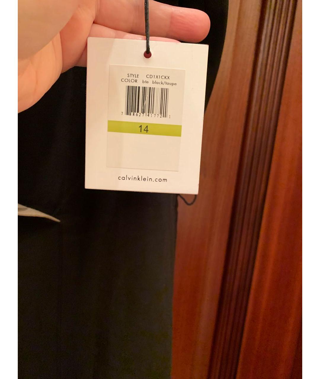 CALVIN KLEIN Черное коктейльное платье, фото 5