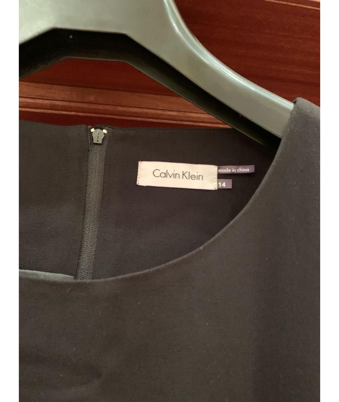 CALVIN KLEIN Черное коктейльное платье, фото 3