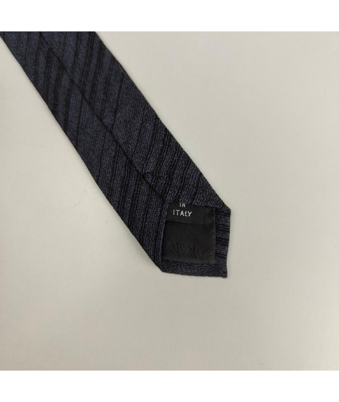 GIORGIO ARMANI Серый шелковый галстук, фото 6