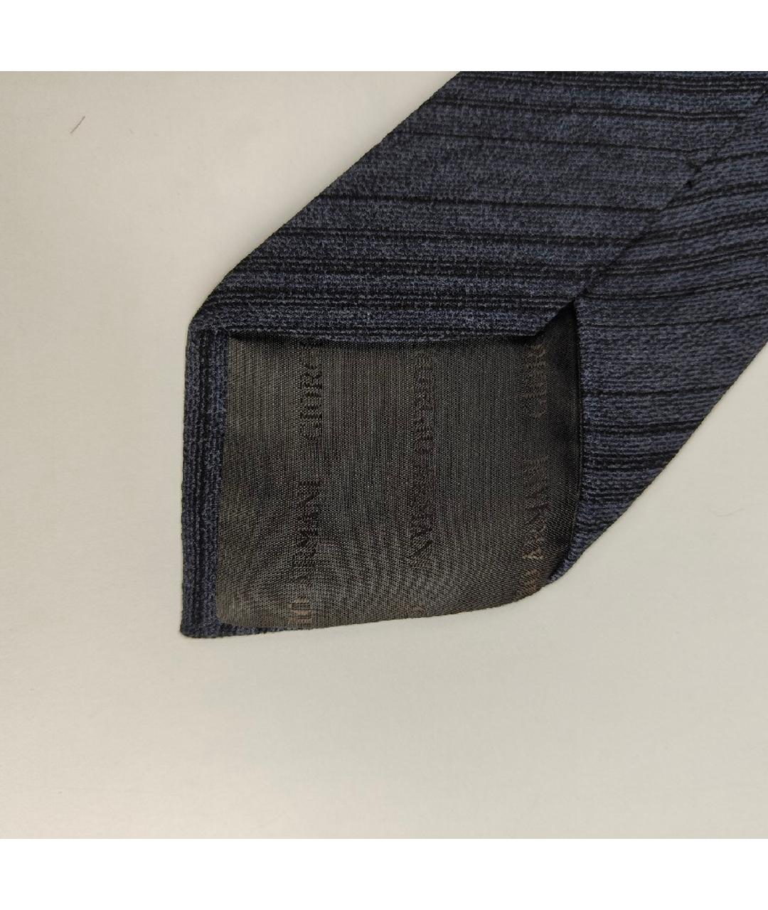 GIORGIO ARMANI Серый шелковый галстук, фото 8