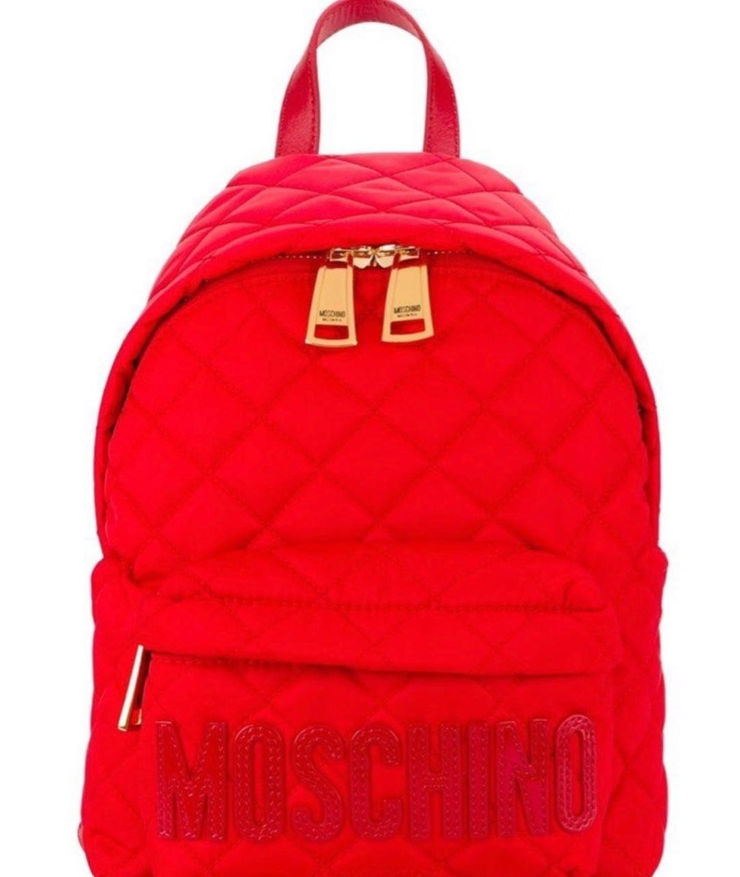 MOSCHINO Красный рюкзак, фото 1